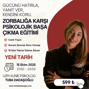 Zorbalığa Karşı Psikolojik Başa Çıkma Eğitimi